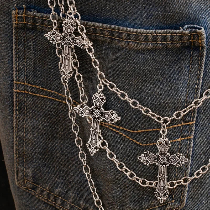 Metal Garnish - Five Crosses