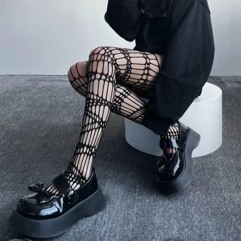 Lolita Fishnets - Sleek Y2K