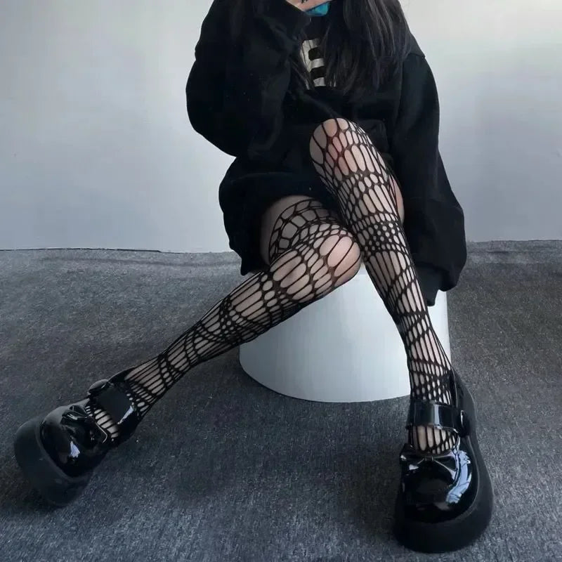 Lolita Fishnets - Sleek Y2K