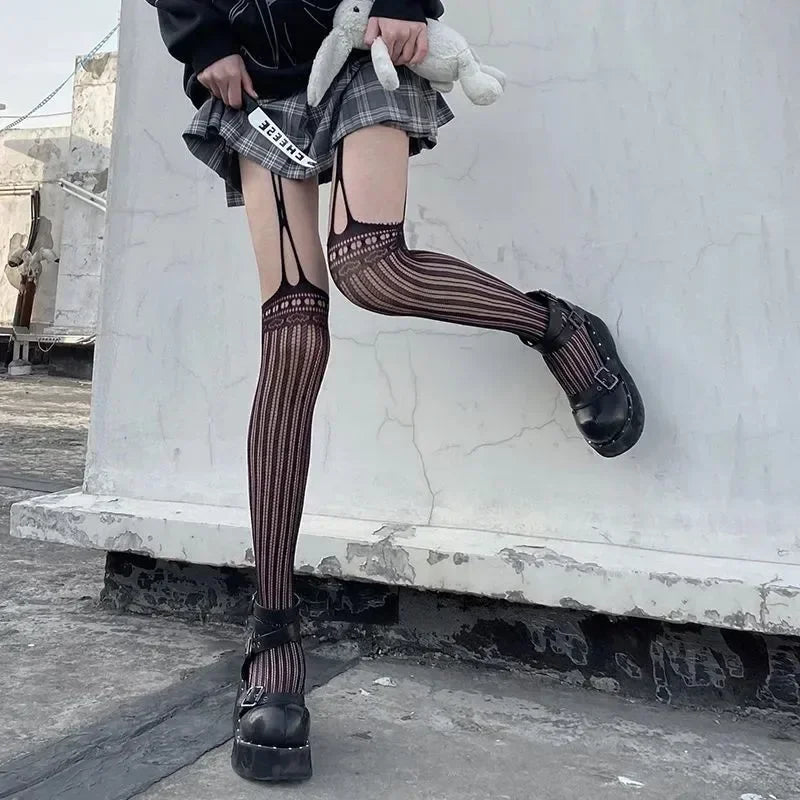 Lolita Fishnets - Sleek Y2K