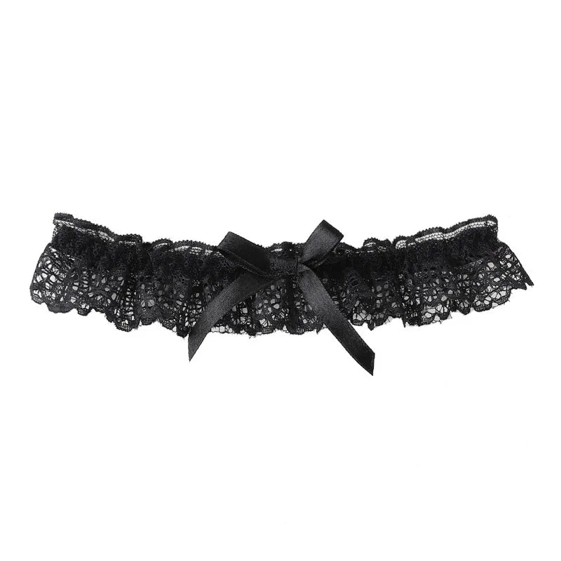 1/2pcs New Fashion Bow Lace Wedding Garter Toss Garter Wedding Garter Belt Bridal Lingerie White Garter Wedding Accessories