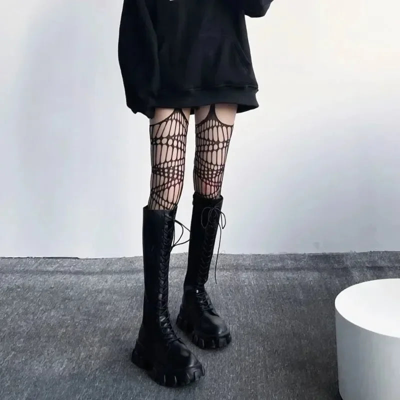Lolita Fishnets - Sleek Y2K