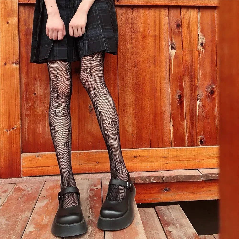 Hello Kitty Fishnet Socks