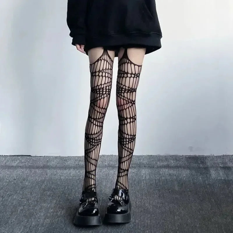 Lolita Fishnets - Sleek Y2K