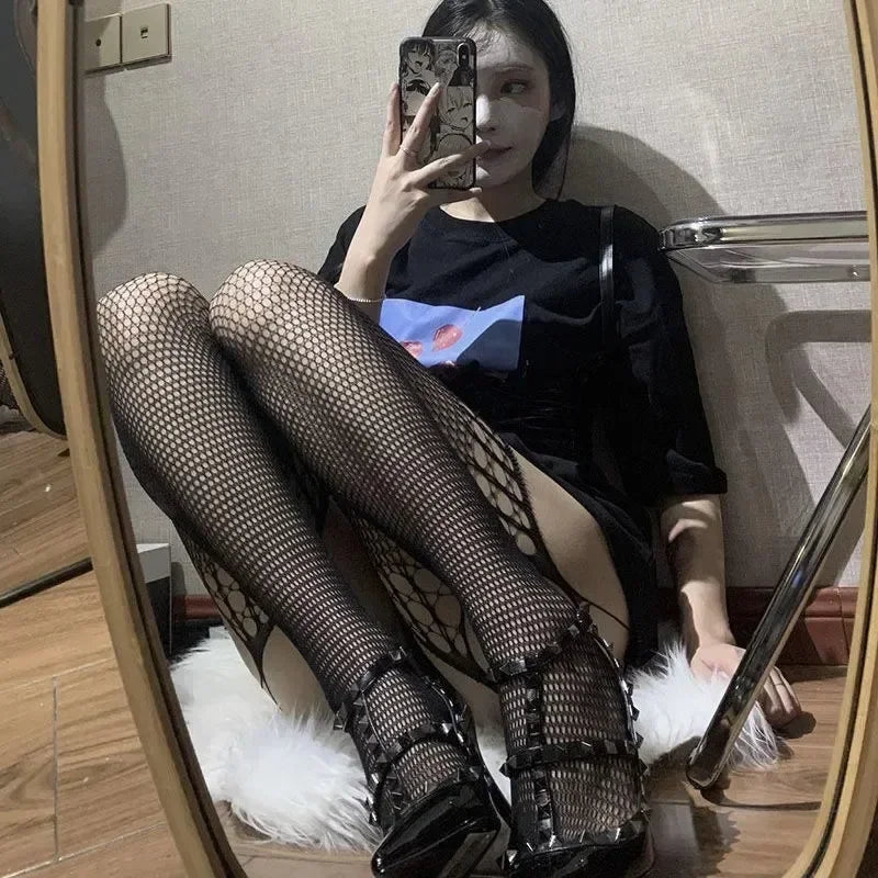 Lolita Fishnets - Sleek Y2K