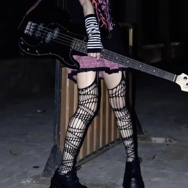 Lolita Fishnets - Sleek Y2K